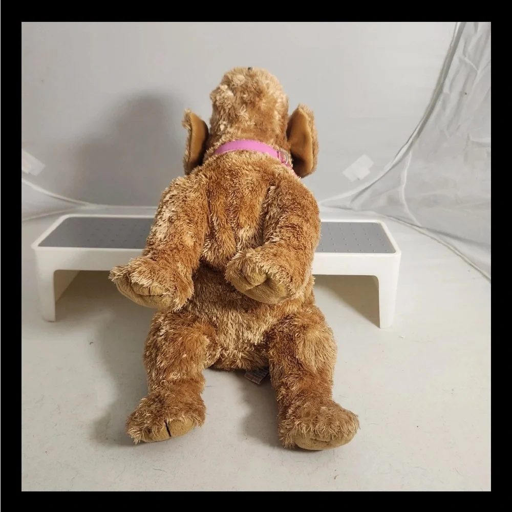 Ty Cody 100% Silk Dog Plush Golden Retriever 2002 Beanie Buddy Barbie Collar